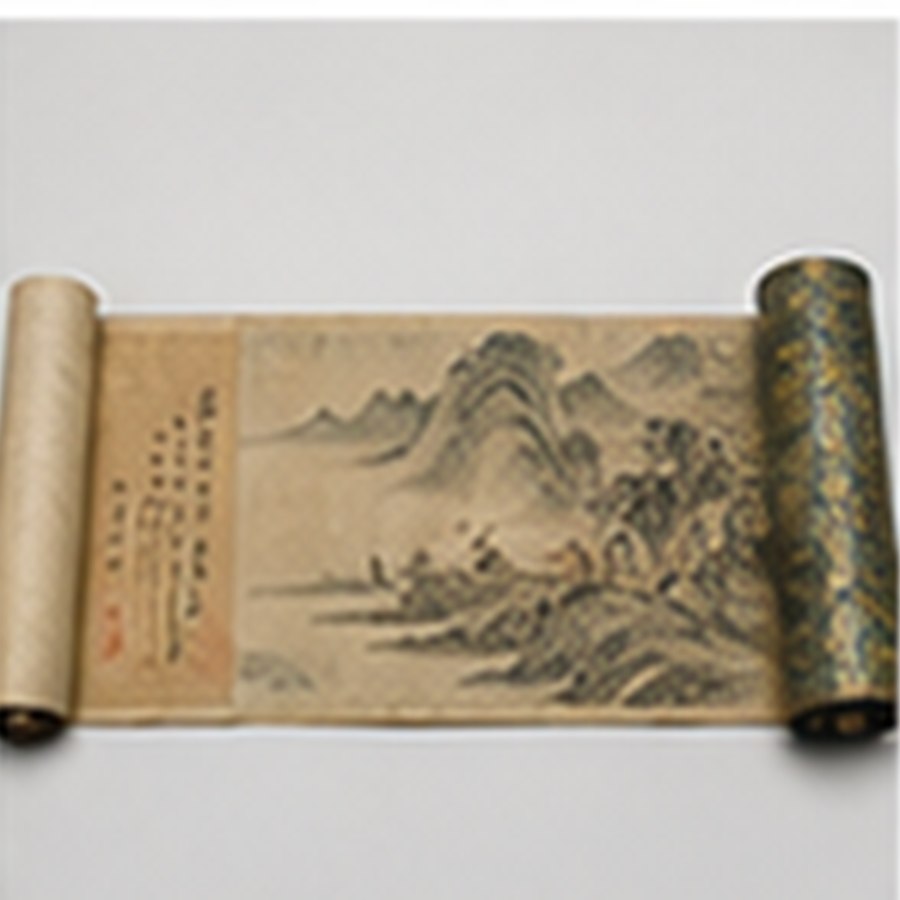 民国水墨手卷 · 陈设雅致